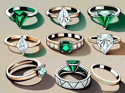 Sparkling Emeralds: 8 Diamond Rings to Add to Your Collection