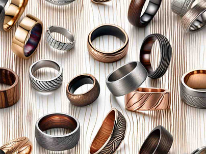 Unconventional Groom: 7 Unique Wedding Bands Crafted from Non-Traditional Metals