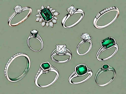 Emerald Sparkle: 8 Dazzling Diamond Rings to Adorn Your Fingers