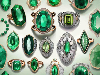 Stunning Selection: 12 Gorgeous Green Gemstone Rings
