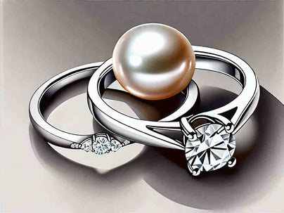 Comparing Pearl and Diamond Engagement Rings