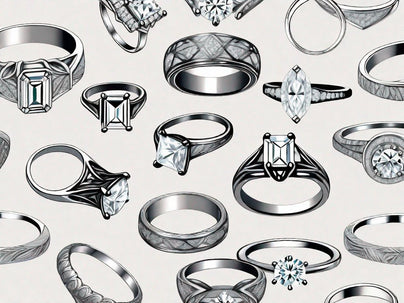 Sparkling Engagement Rings with Hidden Diamonds