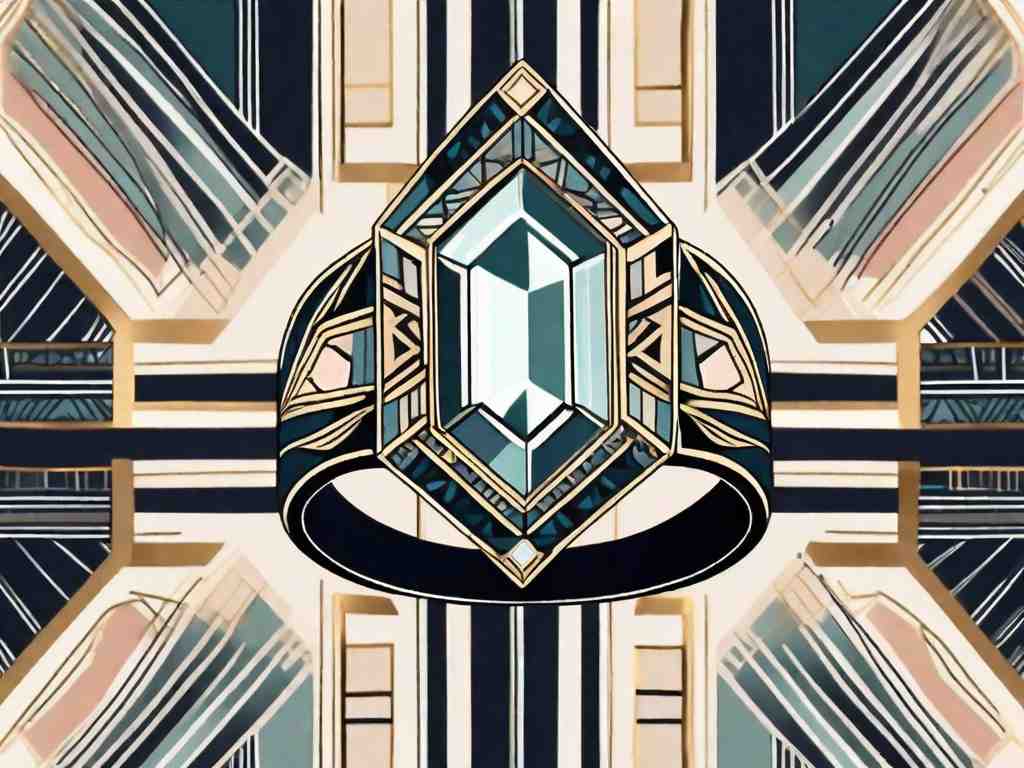 Engagement Ring Styling: Art Deco Inspiration