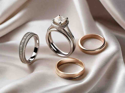 Contemporary Bridal Styles: Stacking Rings and Jacket Options