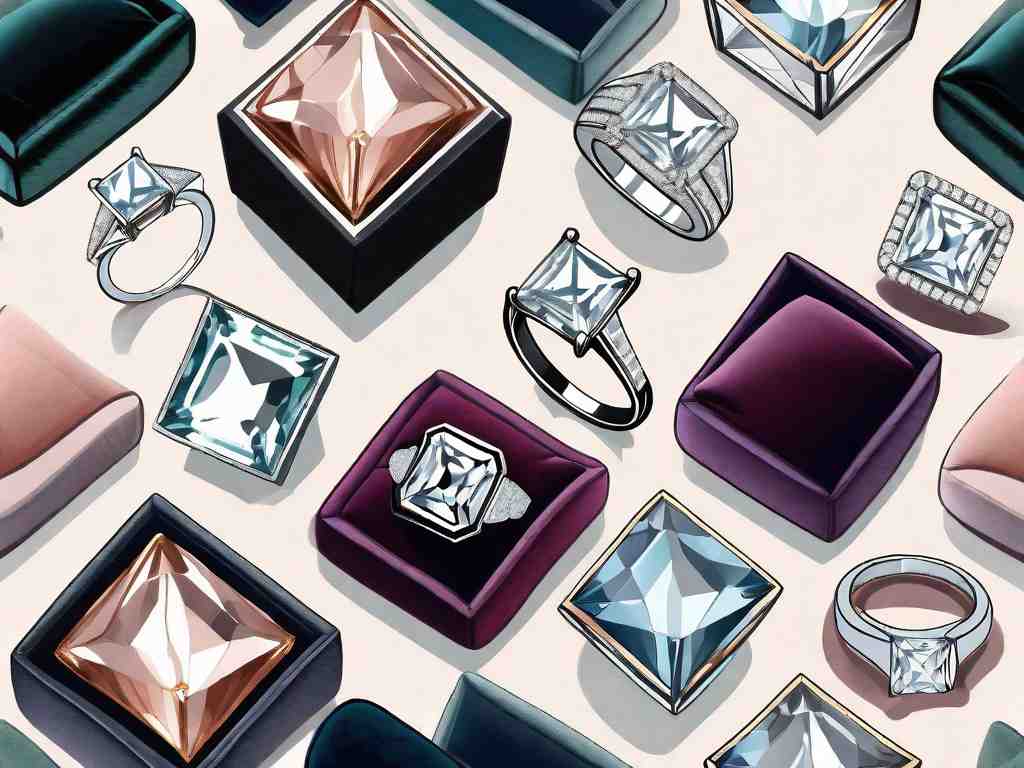 Gorgeous Princess Cut Rings for Engagements