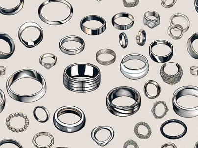 Unconventional Wedding Ring Inspiration for Both Genders