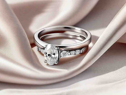 Seamlessly Matching Your Oval Engagement Ring and Wedding Band: A Guide