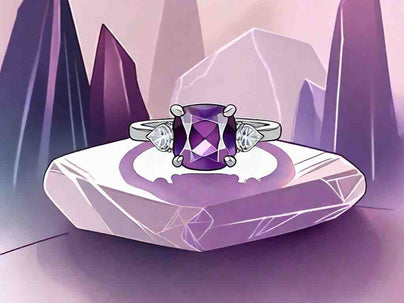 Purple Engagement Rings: A Magical Touch to Your Proposal