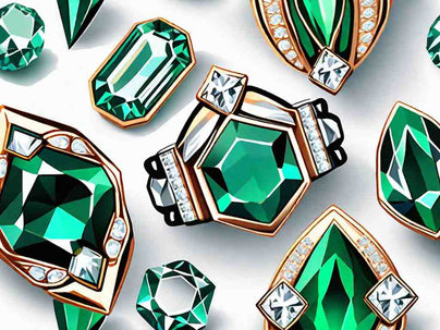 Sparkling Emeralds: 8 Gorgeous Diamond Rings to Adorn Your Fingers