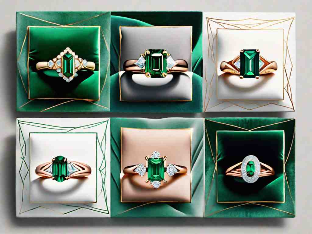 Sparkling Emeralds: 8 Dazzling Diamond Rings to Adorn Your Finger