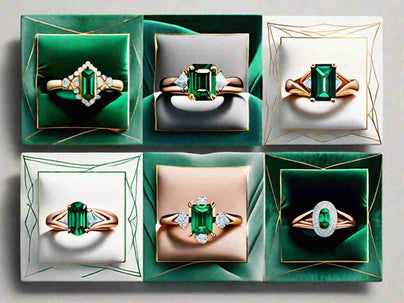 Sparkling Emeralds: 8 Dazzling Diamond Rings to Adorn Your Finger