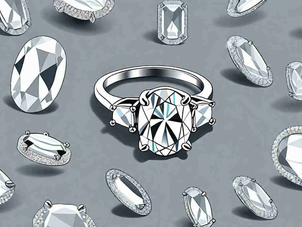 Top Oval Diamond Engagement Rings on Instagram