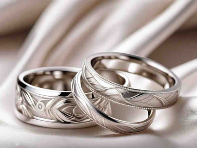 Trending White Gold Wedding Bands for Her