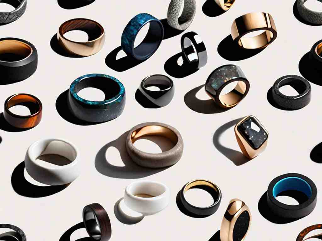 Discover 7 Unique Groom's Rings Crafted from Non-Traditional Materials