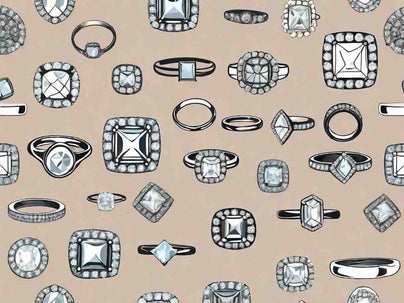 Our Favorite Square Halo Engagement Rings That Never Go Out of Style