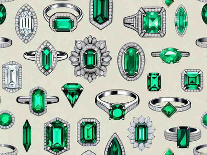 Mesmerizing Emerald and Diamond Rings: 8 Breathtaking Designs