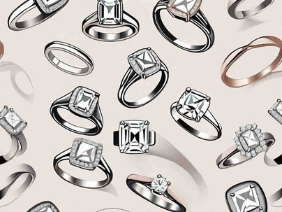 Elegant Cushion Cut Engagement Rings with a Long Silhouette