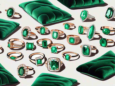 Sparkling Emeralds: 8 Diamond Rings That Will Take Your Breath Away