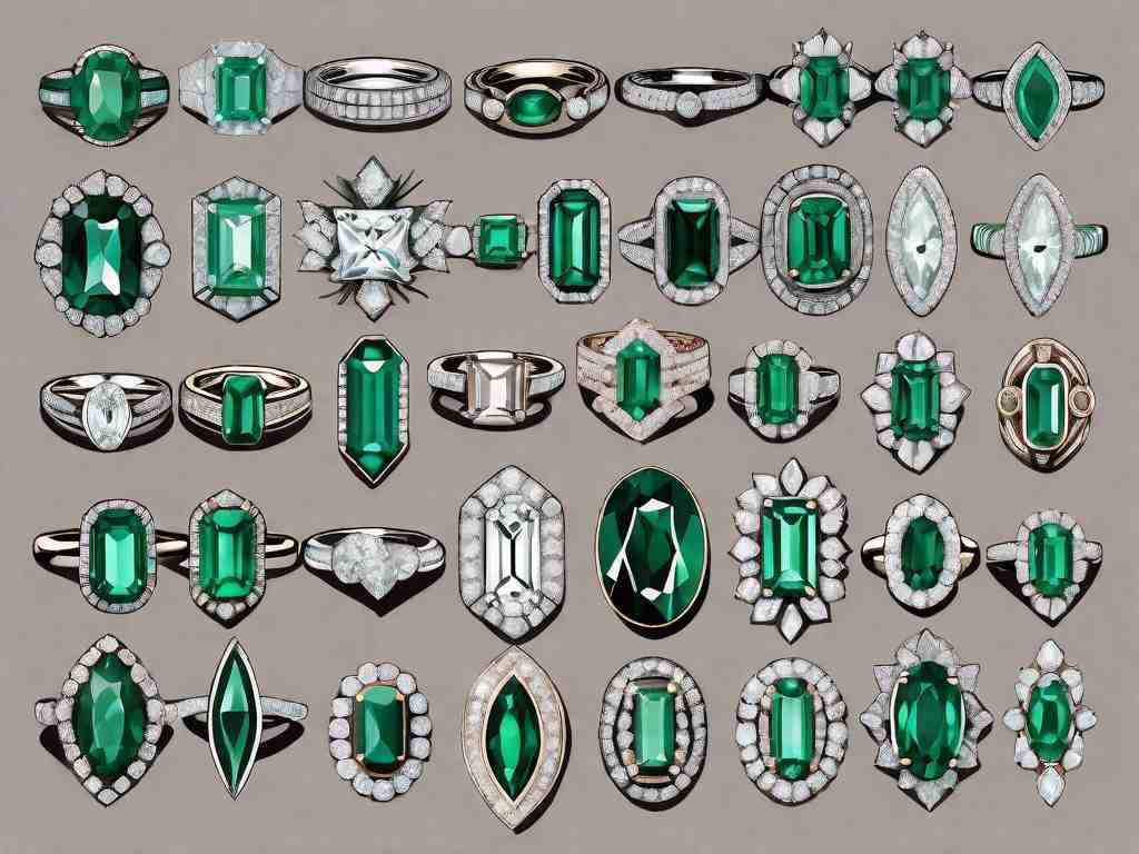 Captivating Emerald and Diamond Rings: 8 Breathtaking Designs