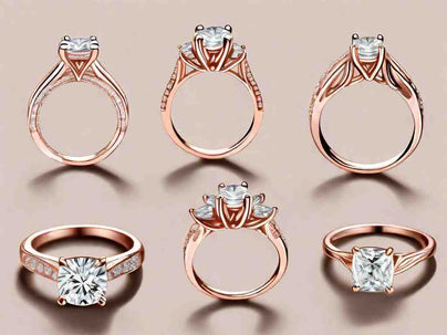 Sparkling Rose Gold Rings to Pin for Your Dream Engagement