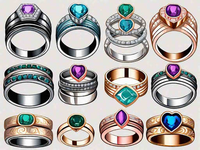 Complete Your Bridal Look: 12 Gorgeous Stacked Wedding Ring Ideas