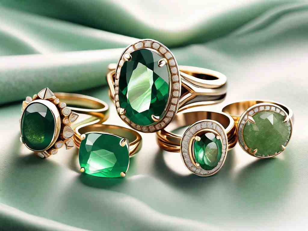 12 Green Gemstone Rings That Are Stunning