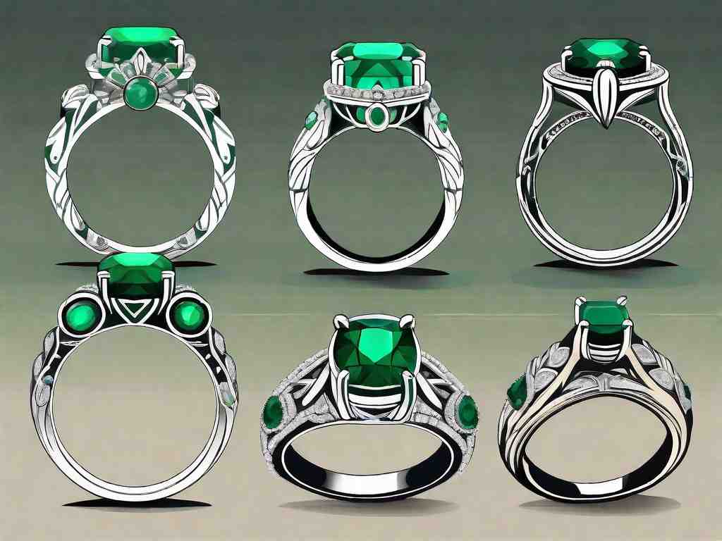 6 Splurge-Worthy Emerald Ring Designs