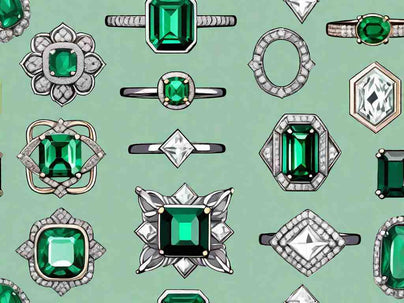 8 Stunning Emerald Diamond Rings