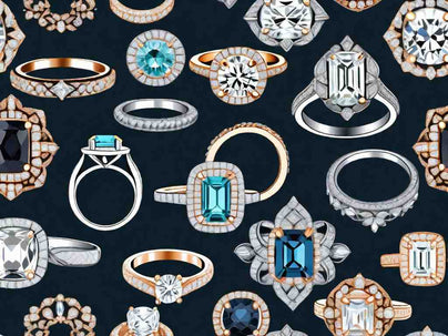 10 Hidden Halo Engagement Rings We Love