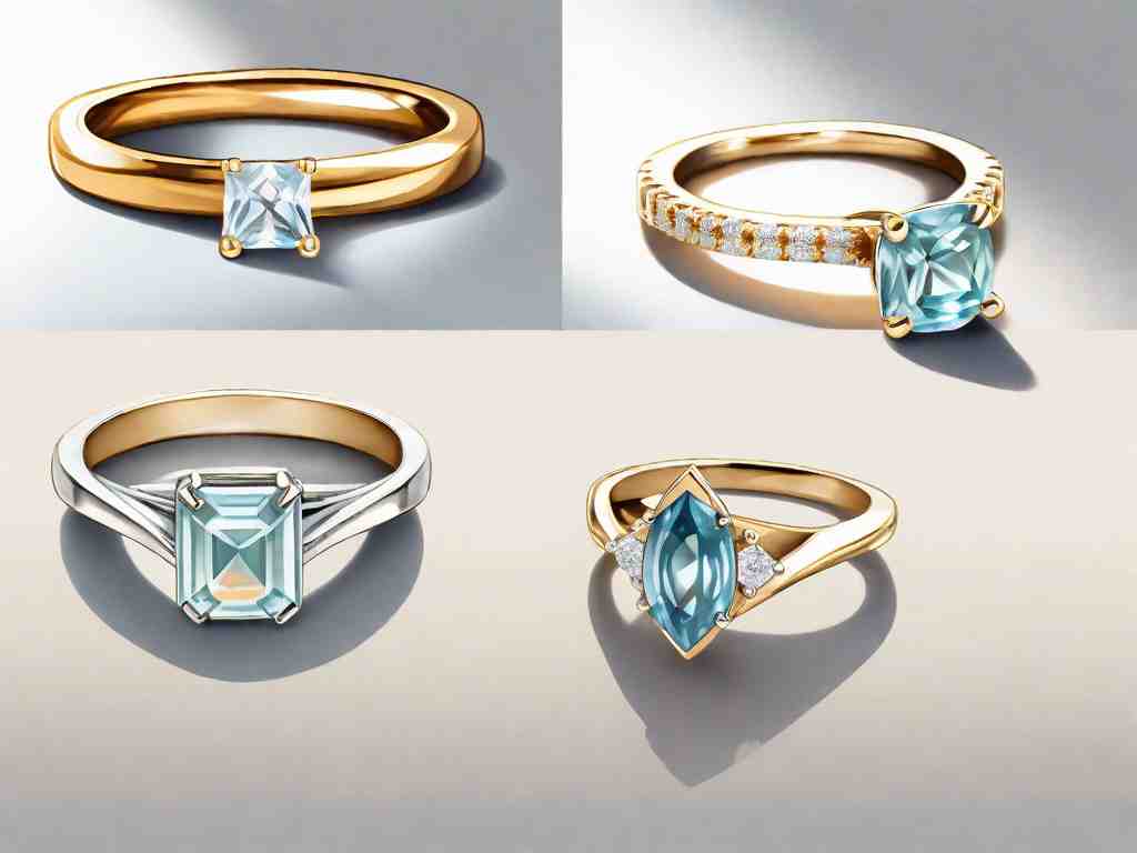 Topaz vs. Diamond Engagement Rings