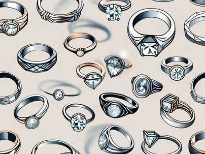 Engagement Rings with Surprise Diamonds