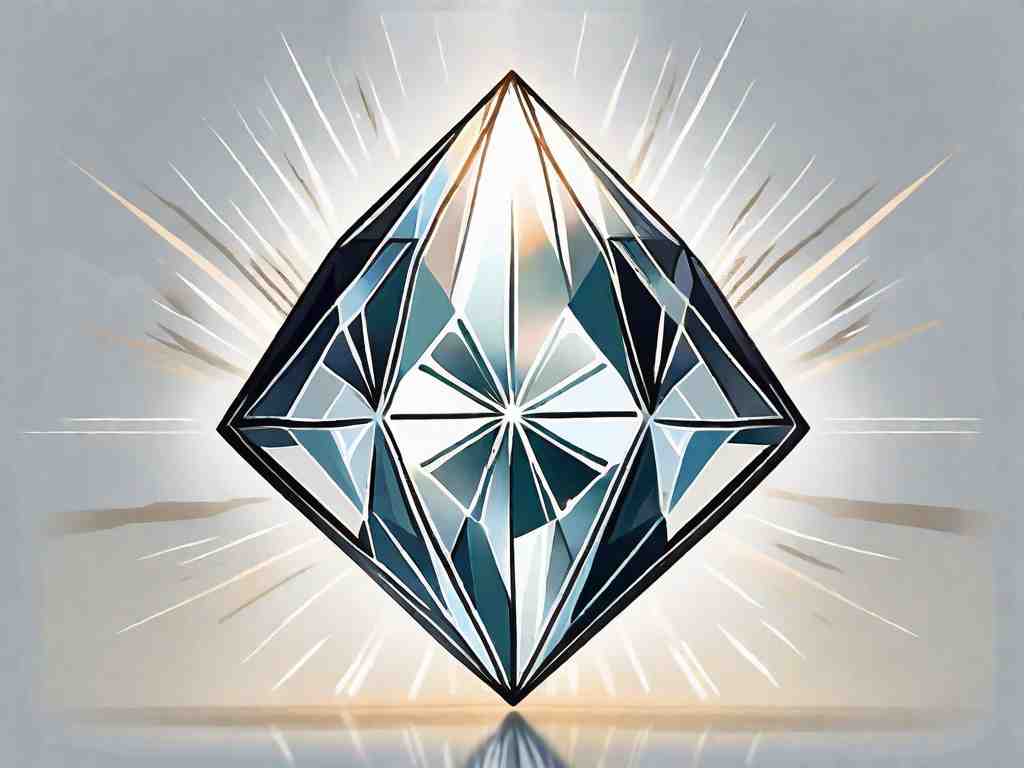 What is the significance of a diamond's symmetry in its appearance?