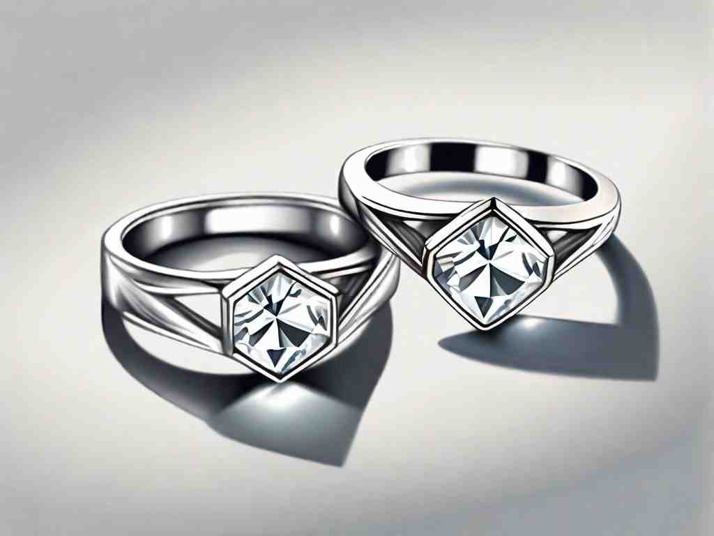 What is the difference between white gold and platinum for diamond rings?