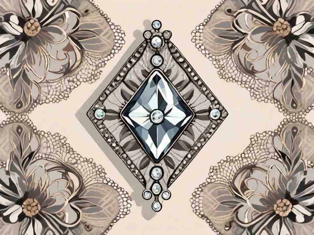 How do I choose the right diamond brooch for a vintage look?