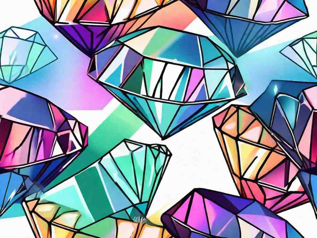 Can diamonds appear to change colors when viewed from different angles?