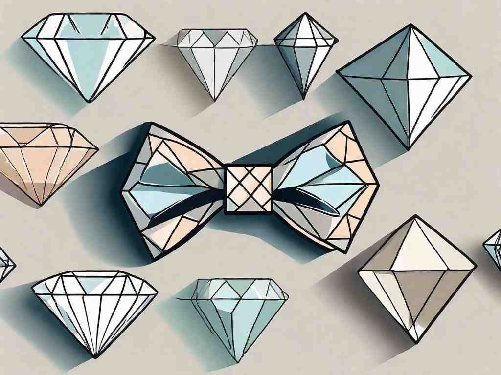 What are bowtie diamonds, and how do they resemble bowtie shapes?