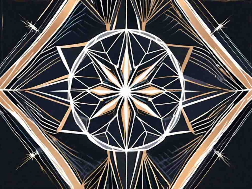 Can diamonds form captivating starburst patterns with radiating lines?