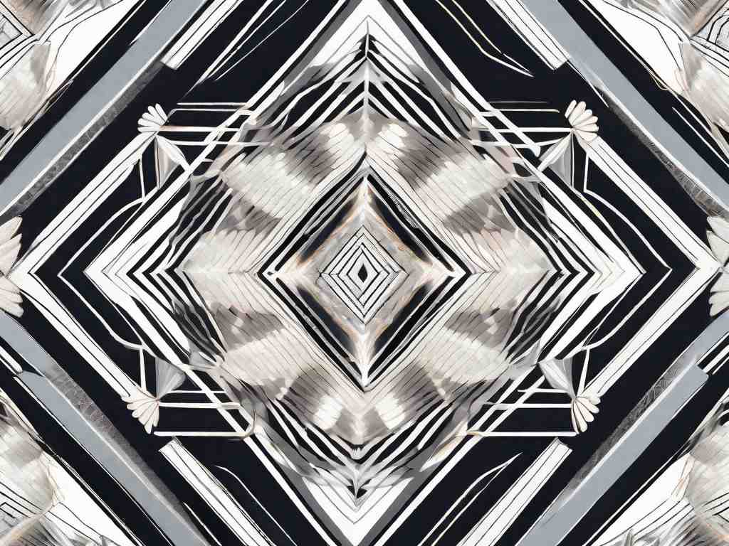 Can diamonds form geometric patterns with a symmetrical arrangement?