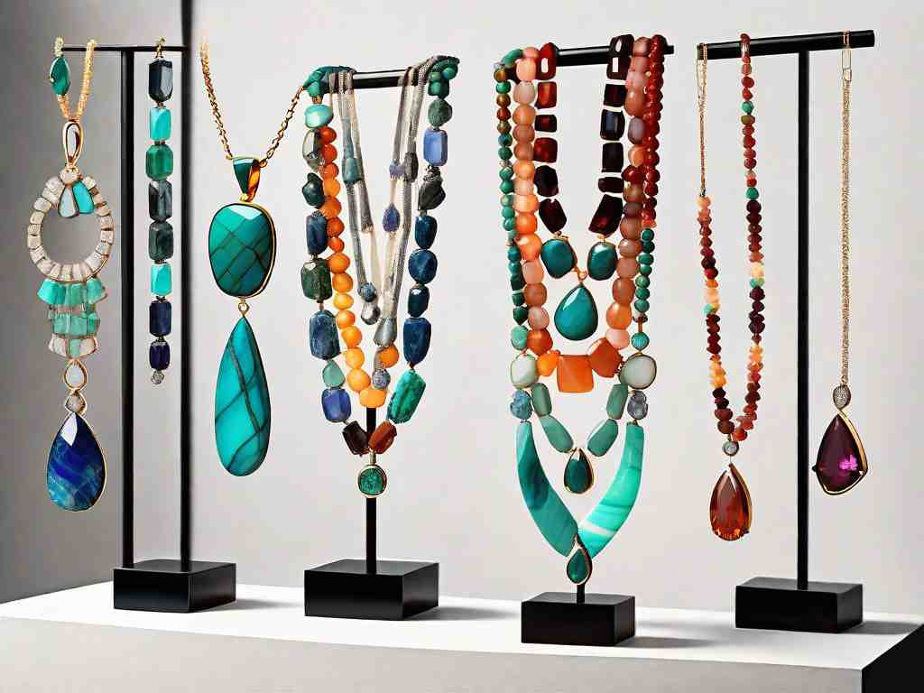 Gemstone Necklaces: Making a Statement with Color