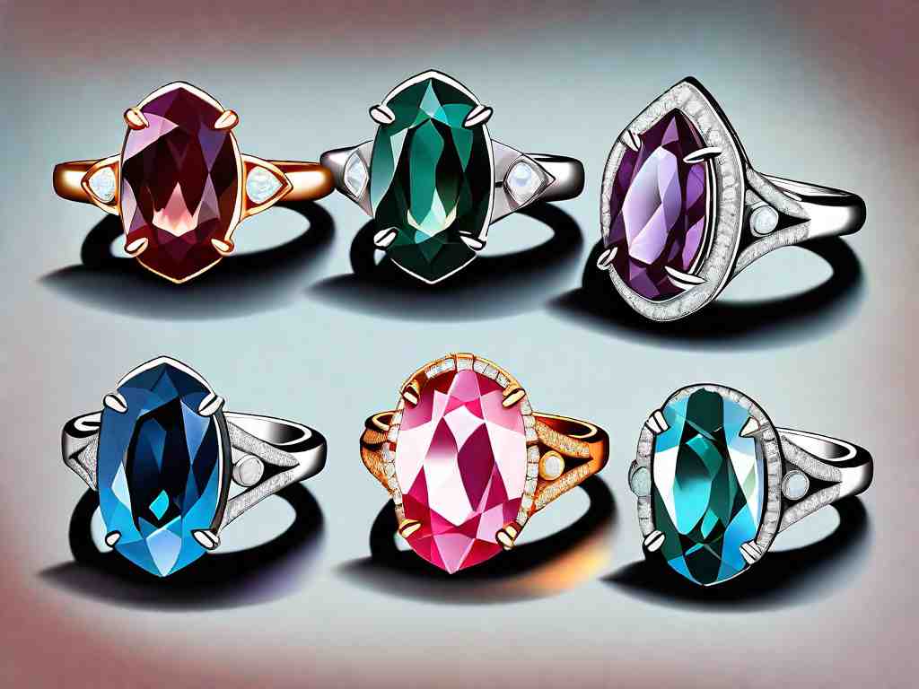 The Symbolism of Gemstone Colors in Engagement Rings
