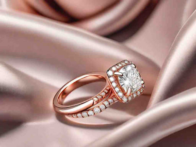 The Allure of Rose Gold Engagement Rings with Diamonds