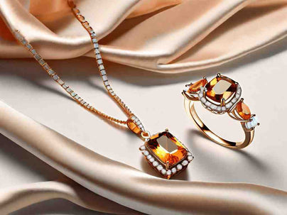 Topaz Wedding Jewelry: Warmth and Brilliance for Brides