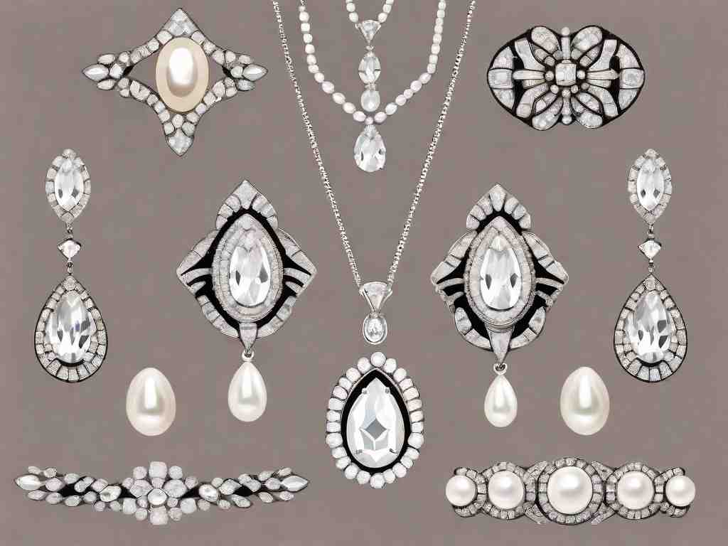 Wedding Jewelry for a Vintage Hollywood Glamour Theme