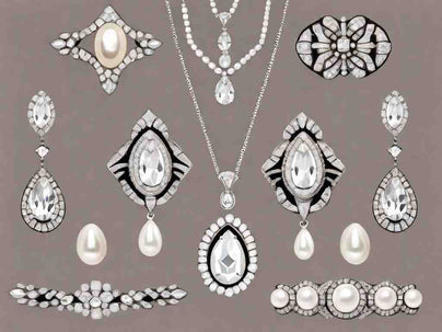 Wedding Jewelry for a Vintage Hollywood Glamour Theme