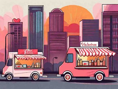 Valentine's Day Jewelry for Food Truck Fans: Street Food Style