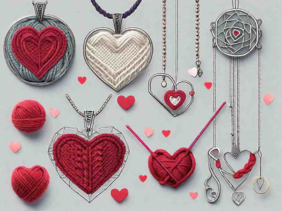 Valentine's Day Jewelry for Knitters: Cozy Creations