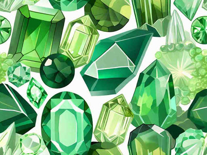 The Beauty of Light Green Gems