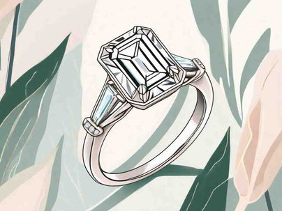 Finding the Best Wedding Band for Your Emerald Cut Engagement Ring