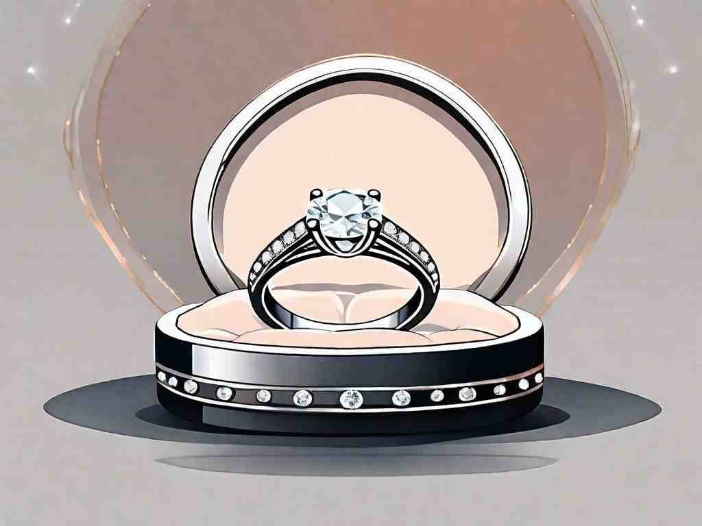 A Diamond Ring with a Diamond Band: The Perfect Combination