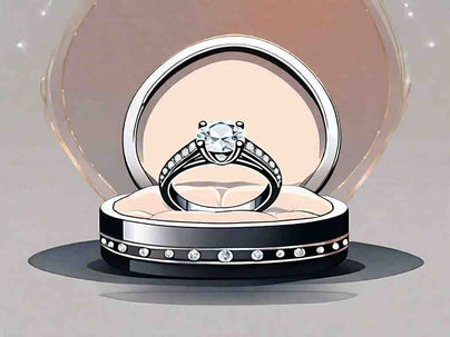 A Diamond Ring with a Diamond Band: The Perfect Combination